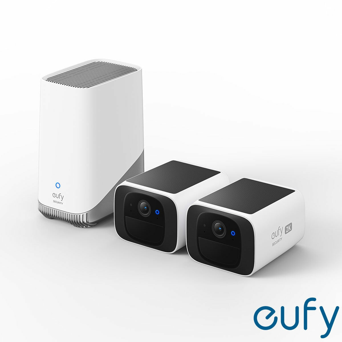 eufy SoloCam S220 2-Camera Kit with HomeBase S380 - No Monthly Fee