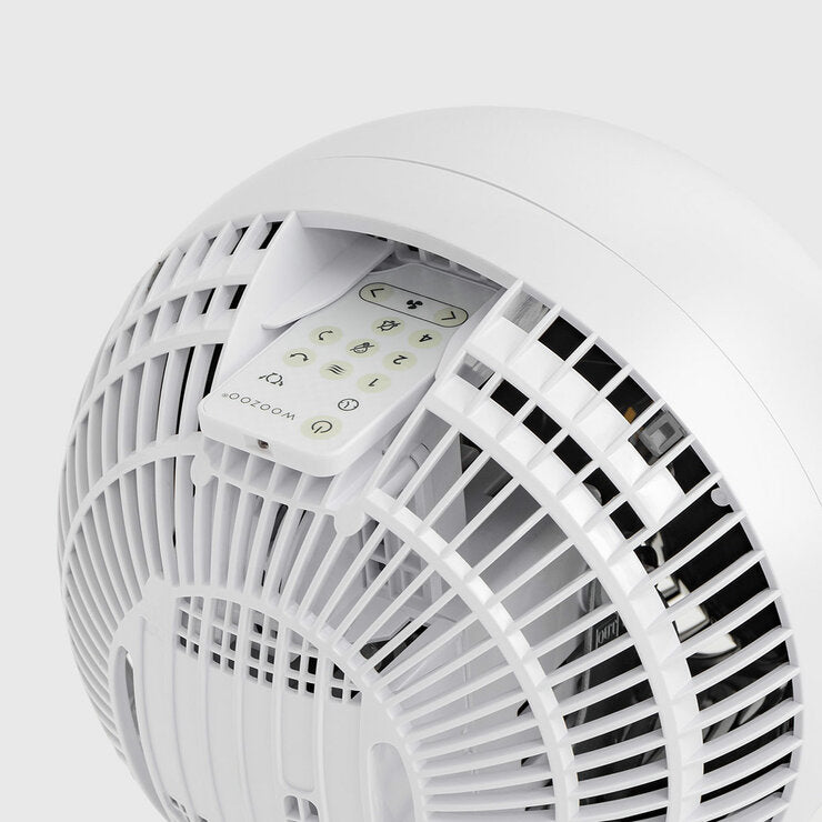 Iris Woozoo Air Circulator Fan With Remote, White