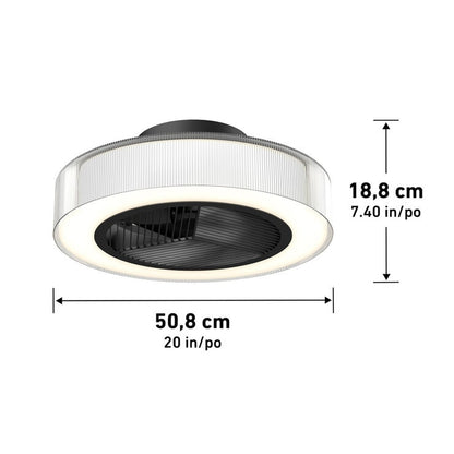 Artika Groove 20 Inch (51cm) Fan Light with Remote Control