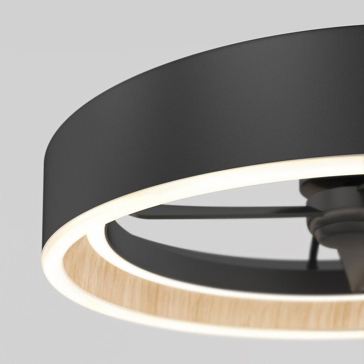 Artika Alton 24 Inch (61cm) Wood Accent Fan Light with Remote Control