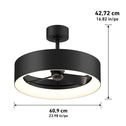 Artika Aiden 24 Inch (61cm) Fan Light with Remote Control