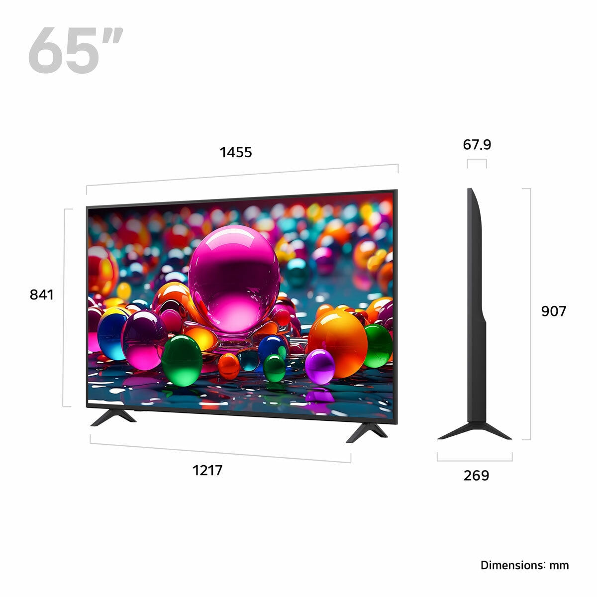 LG 65UA75006LA 65 Inch 4K Ultra HD Smart TV