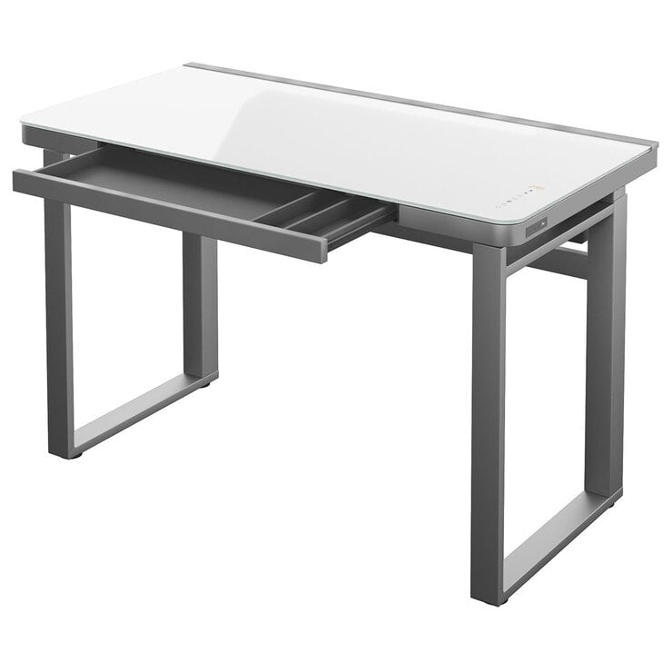 Tresanti Aurora Power Adjustable Height Desk with LED Lights