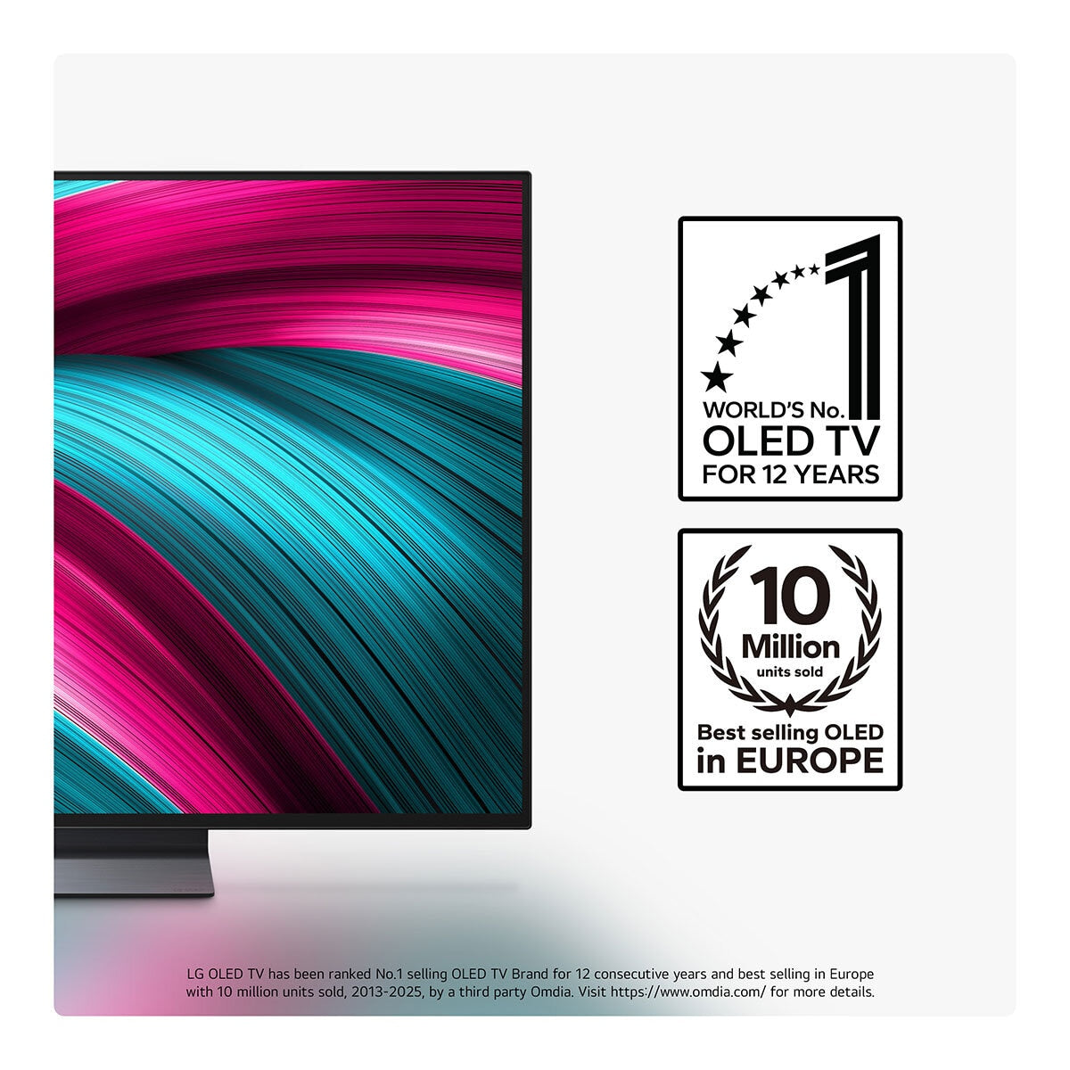 LG 48 Inch OLED 4K Ultra HD Smart TV, Dolby Vision, AI Sound Pro, OLED48C55LA