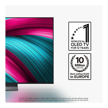 LG 55 Inch OLED 4K Ultra HD Smart TV, AI Sound Pro, AI Processor OLED55C55LA.AEK