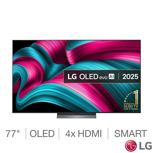 LG OLED77C55LA.AEK 77 Inch OLED 4K Ultra HD Smart TV 5-Year Warranty