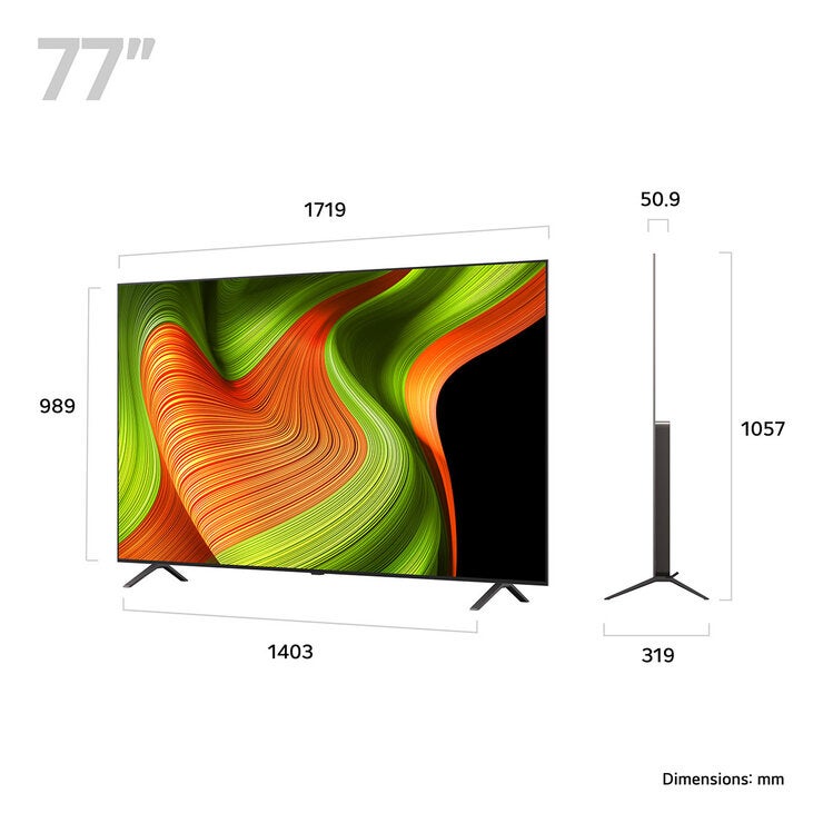 LG OLED77B56LA 77 Inch OLED 4K Ultra HD Smart TV