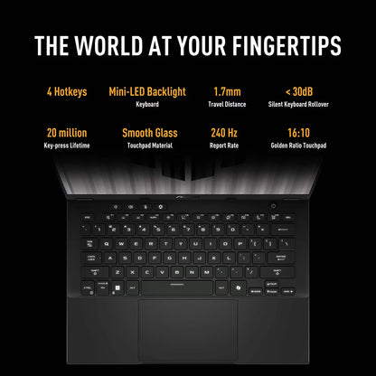 ASUS TUF A14 Gaming Laptop 14 Inch AMD Ryzen AI 7 16GB 1TB GeForce RTX 5050