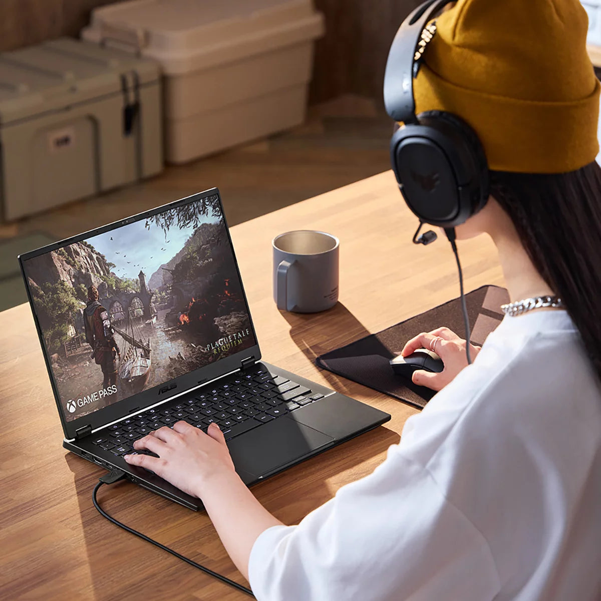 ASUS TUF A14 Gaming Laptop 14 Inch AMD Ryzen AI 7 16GB 1TB GeForce RTX 5050