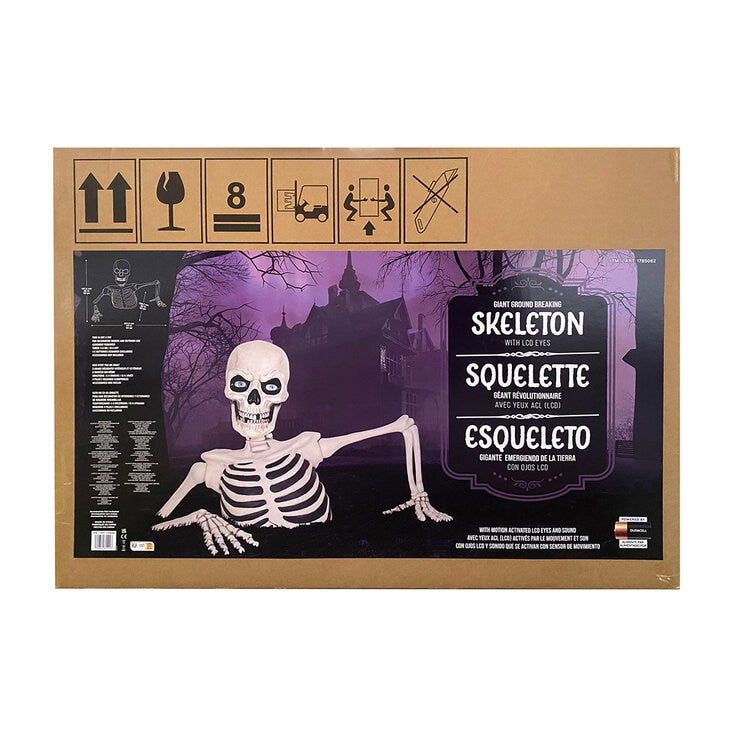 Halloween 5ft (1.6m) Giant Ground Breaking Skeleton with Lights & Sounds