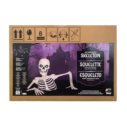 Halloween 5ft (1.6m) Giant Ground Breaking Skeleton with Lights & Sounds