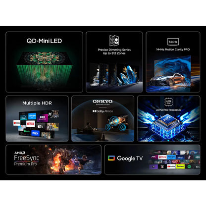 TCL 55C6K-UK 55 Inch Mini LED Smart TV 5-Year Warranty