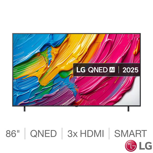 LG 86QNED80A6A 86 Inch QNED 4K Ultra HD Smart TV 5-Year Warranty