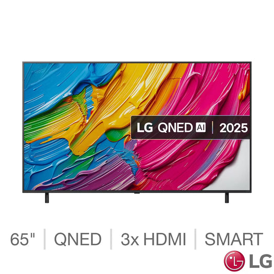LG 65QNED80A6A 65 Inch QNED 4K Ultra HD Smart TV 5-Year Warranty