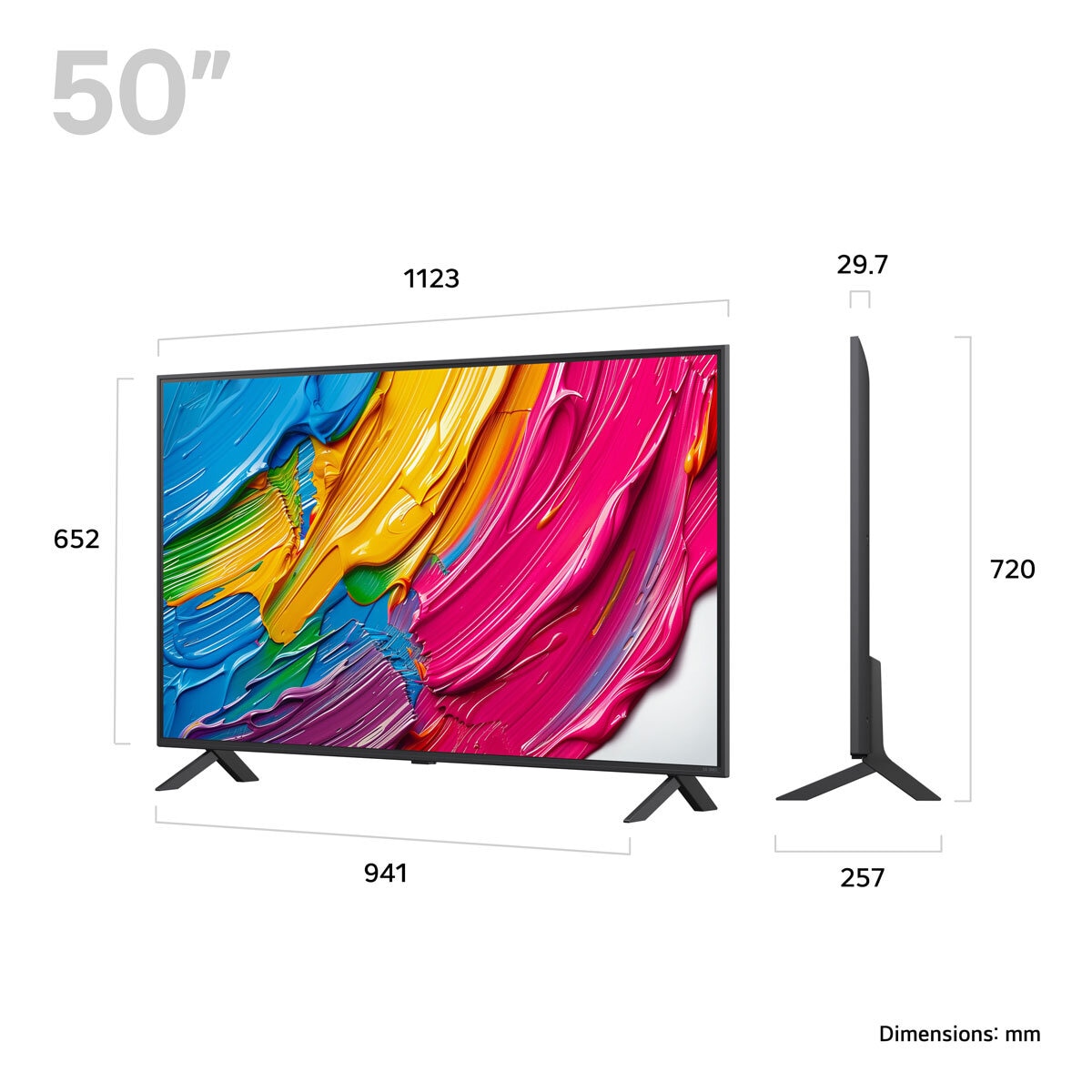 LG 50QNED80A6A 50 Inch QNED 4K Ultra HD Smart TV