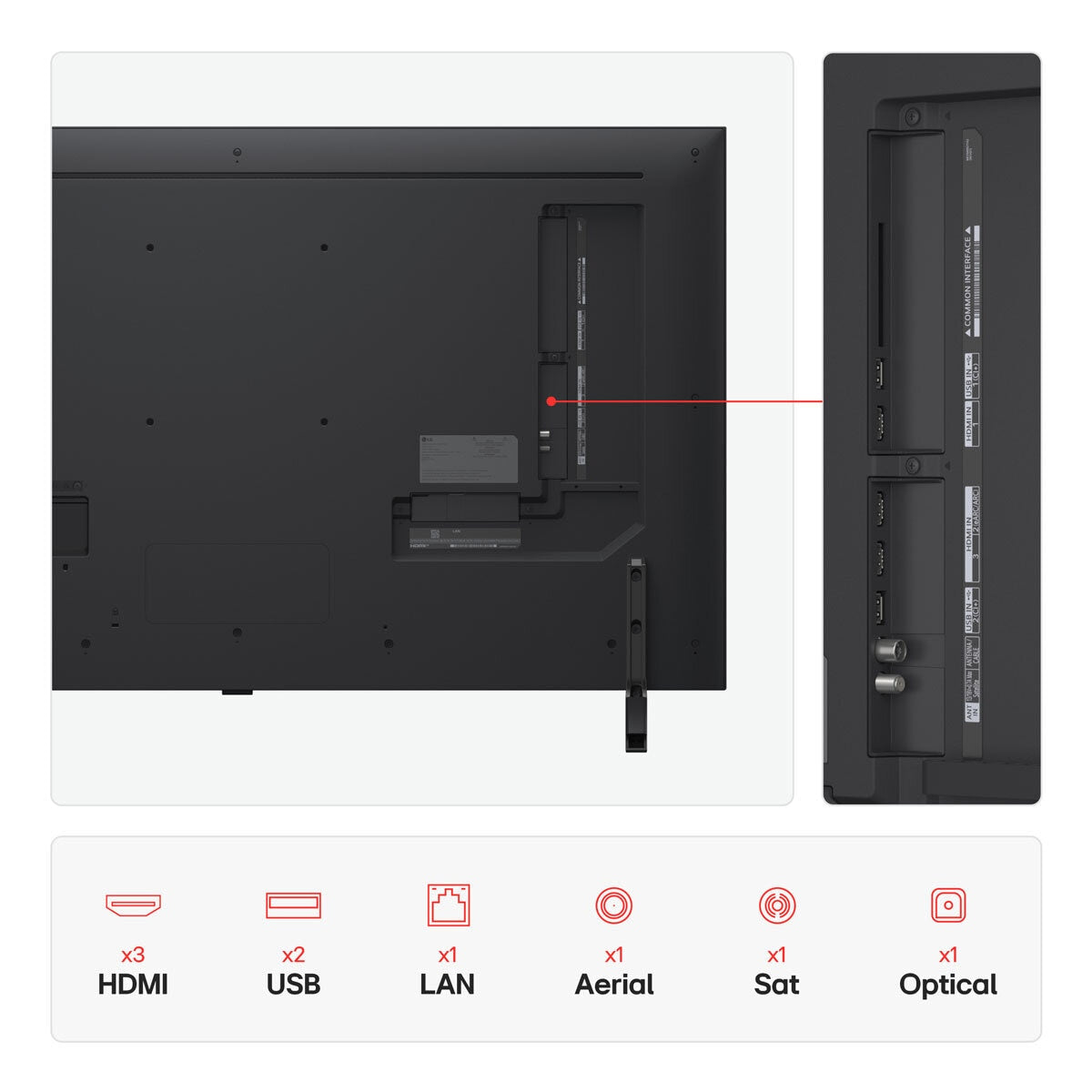 LG 55QNED80A6A 55 Inch QNED 4K Ultra HD Smart TV