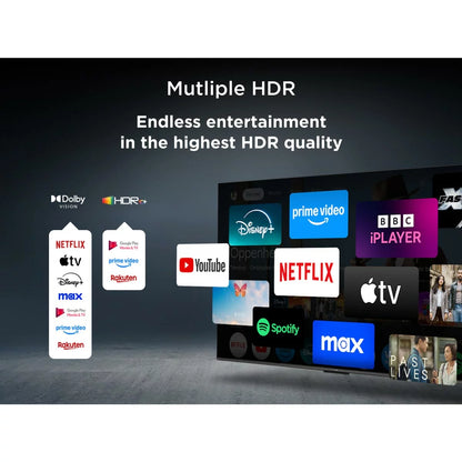 TCL 85C6K 85 Inch Mini LED Smart TV 5-Year Warranty