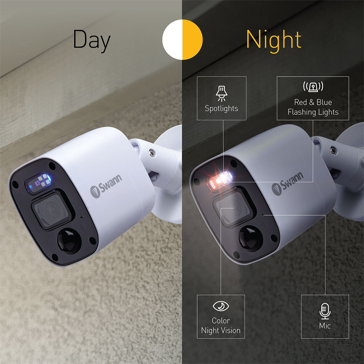 Swann 4MP (2K) DVR 8 x Channel / 4 x PRO-2KMQB Bullet Cameras with 1TB HDD