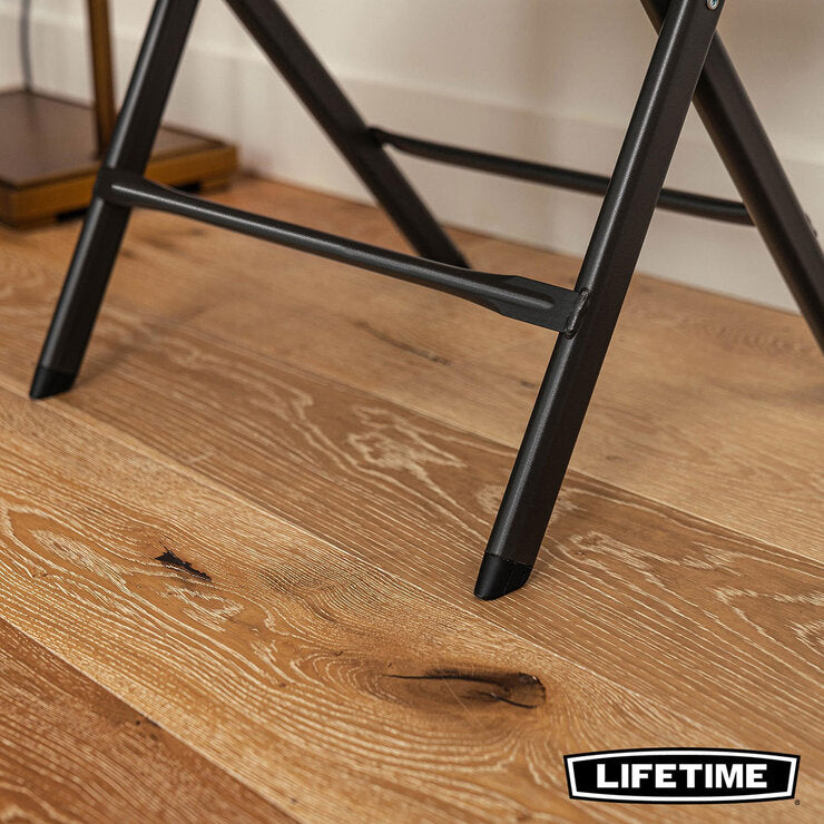 Lifetime Bypass Commercial Grade Folding Chairs, 4 Pack