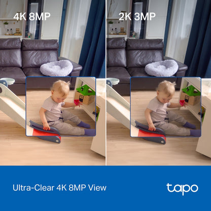 TP-Link Tapo C260 4K Wi-fi PTZ Security Camera - 2 Pack