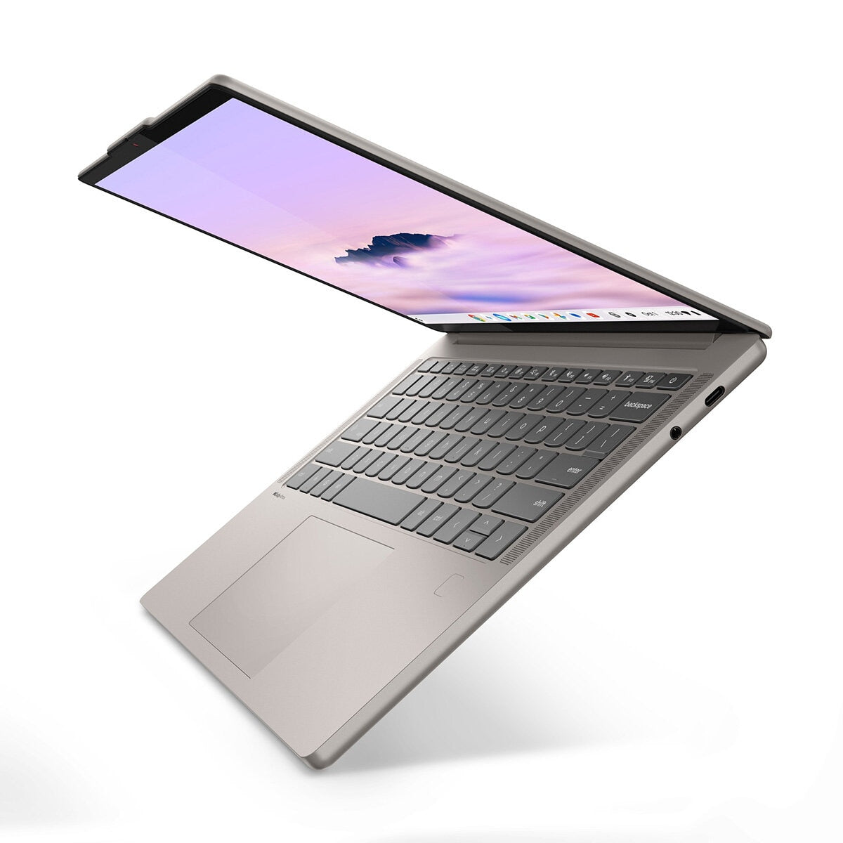 Lenovo Chromebook Plus Laptop, MediaTek Ultra, 16GB, 256GB, 14 Inch, 83MY0004UK