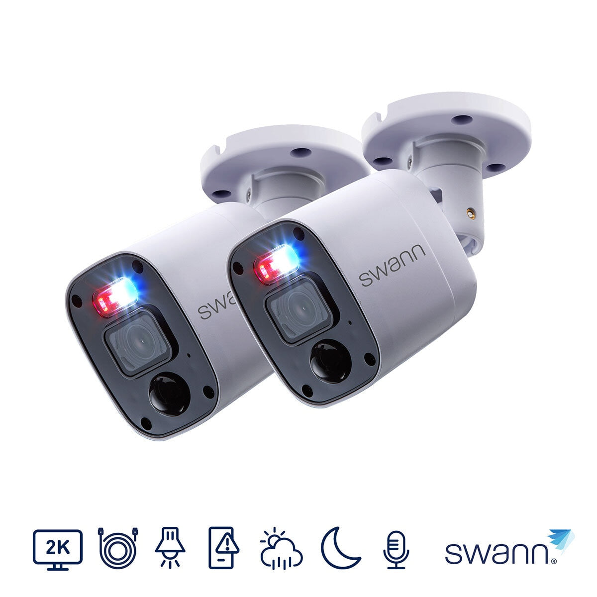 Swann 2 x 2K Bullet Add on Camera