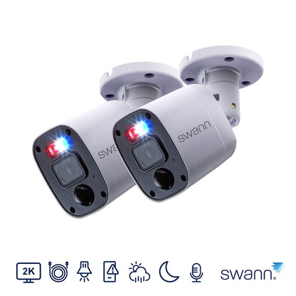 Swann 2 x 2K Bullet Add on Camera