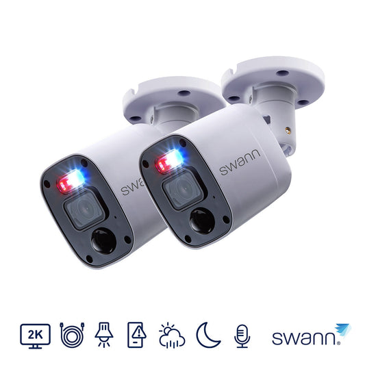 Swann 2K Bullet Add on Camera - Pack of 2