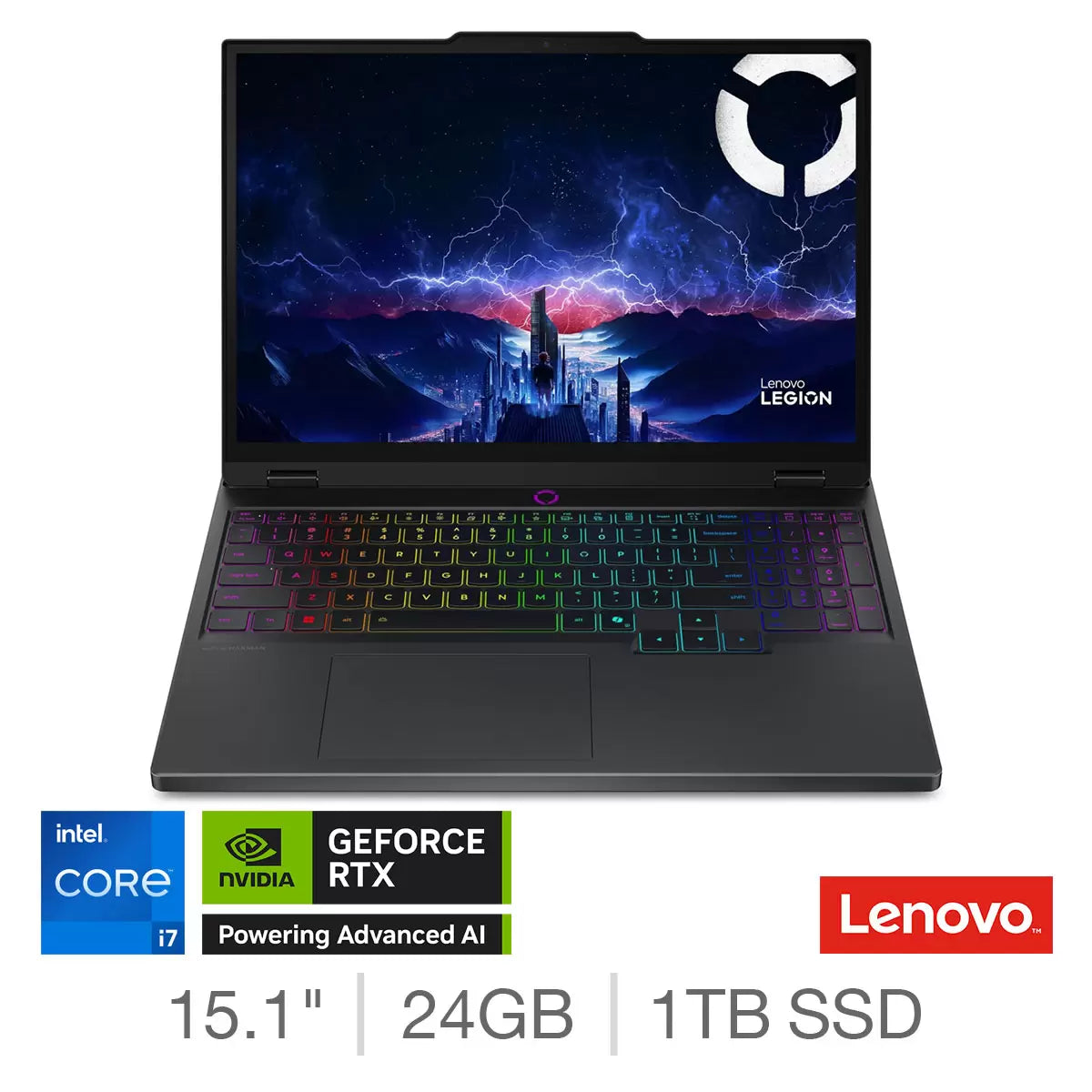 Lenovo Legion 5 Gaming Laptop 15.1 Inch Intel Core i7 24GB 1TB GeForce RTX 5070