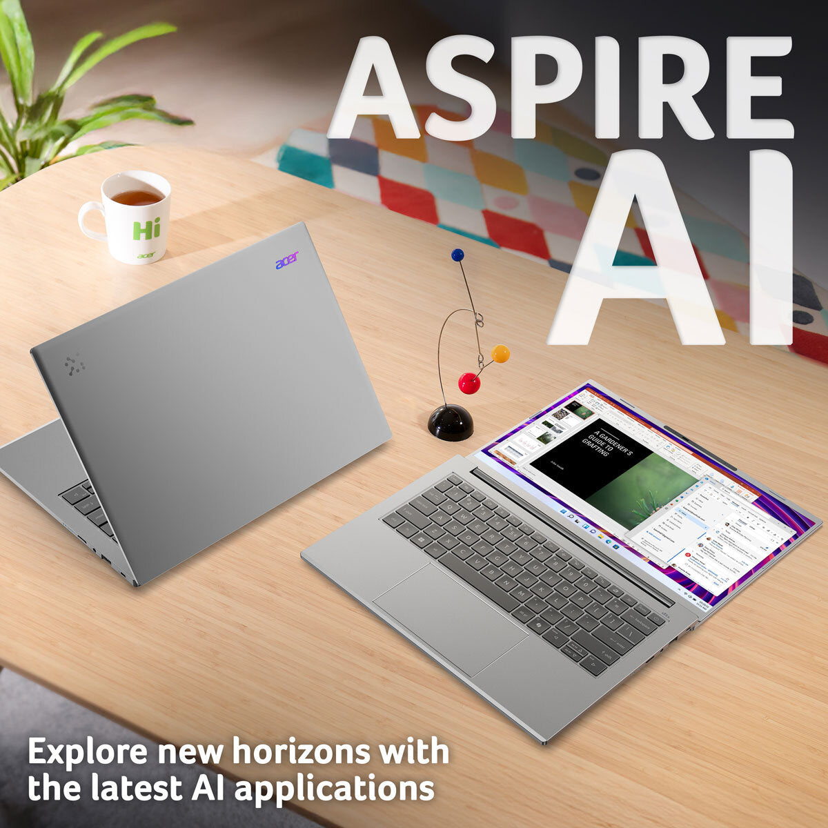 Acer Aspire 14 AI Laptop, 14 Inch Copilot+ PC, AMD Ryzen AI 5 16GB RAM 512GB SSD