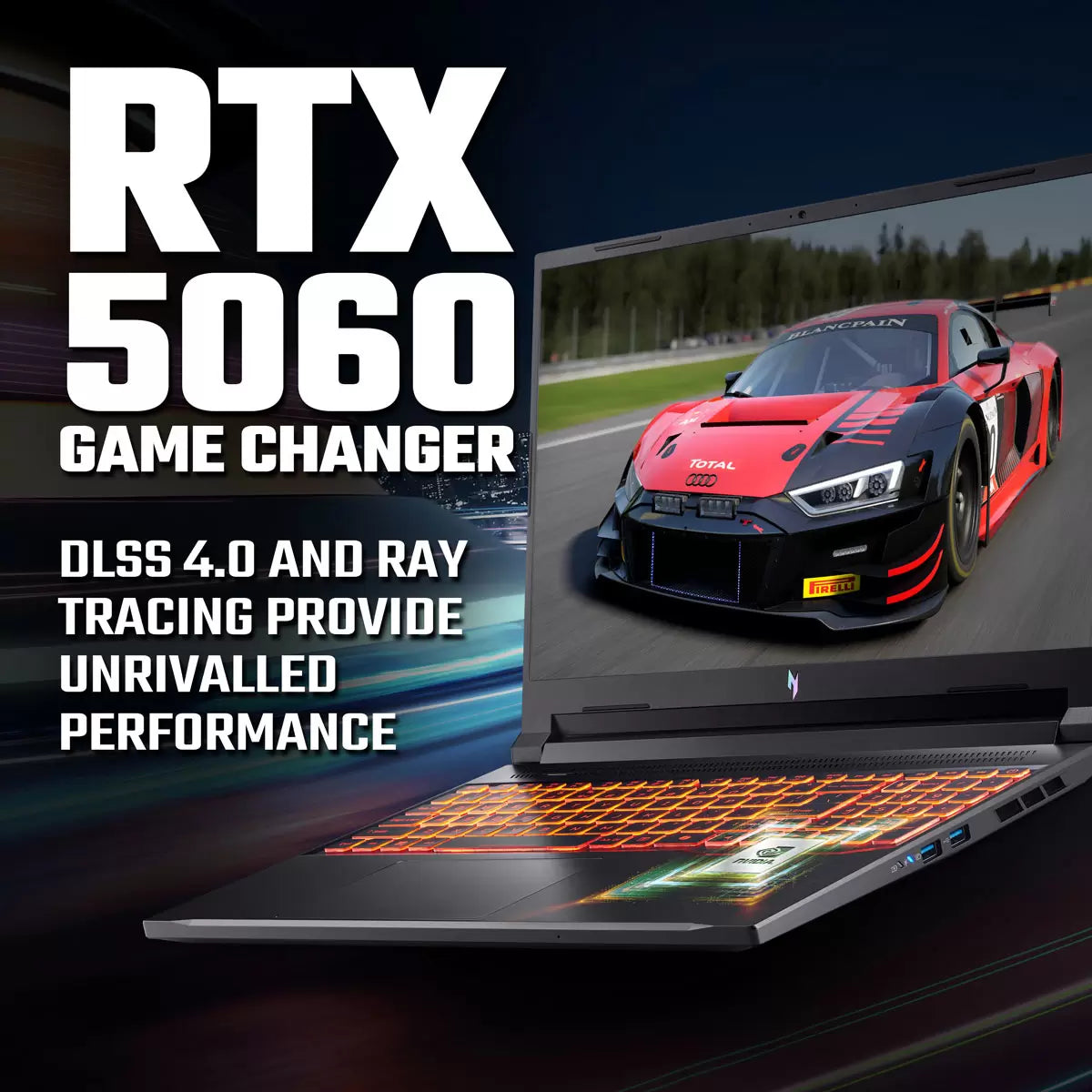 Acer Nitro V16 AI Gaming Laptop 16 Inch AMD Ryzen 7 16GB 512GB GeForce RTX 5060