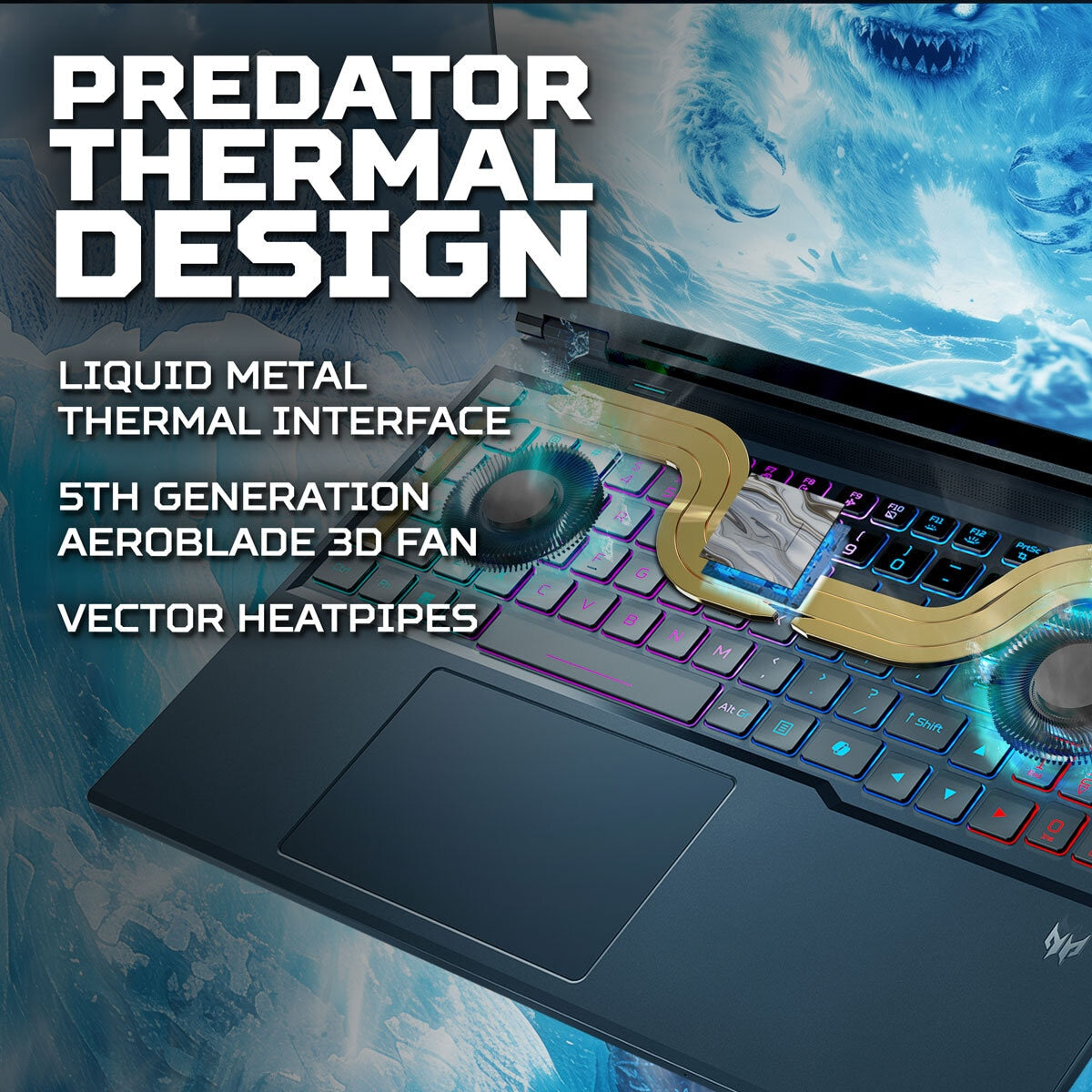 Acer Predator Helios NEO 16 AI Gaming Laptop, 16 Inch Ultra 7 16GB 1TB RTX5070