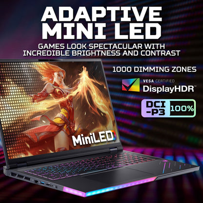 Acer Predator Helios 18 AI Gaming Laptop, 18 Inch Core Ultra 9 32GB 1TB RTX 5080