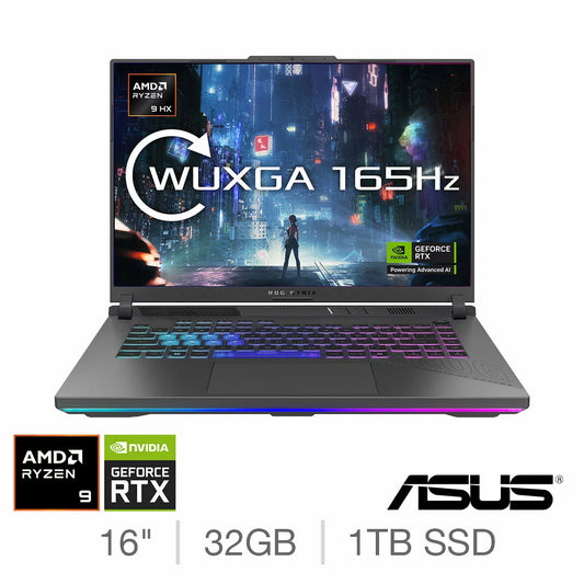 ASUS ROG Strix G16 AMD Ryzen 9 32GB 1TB NVIDIA GF RTX 5060 16 Inch Gaming Laptop