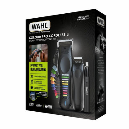 Wahl Colour Pro Cordless Hair Clipper and Trimmer Kit