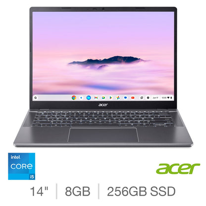 Acer Chromebook Plus 514 Laptop, Core i5 8GB RAM/256GB SSD 14 Inch, NX.J5XEK.005