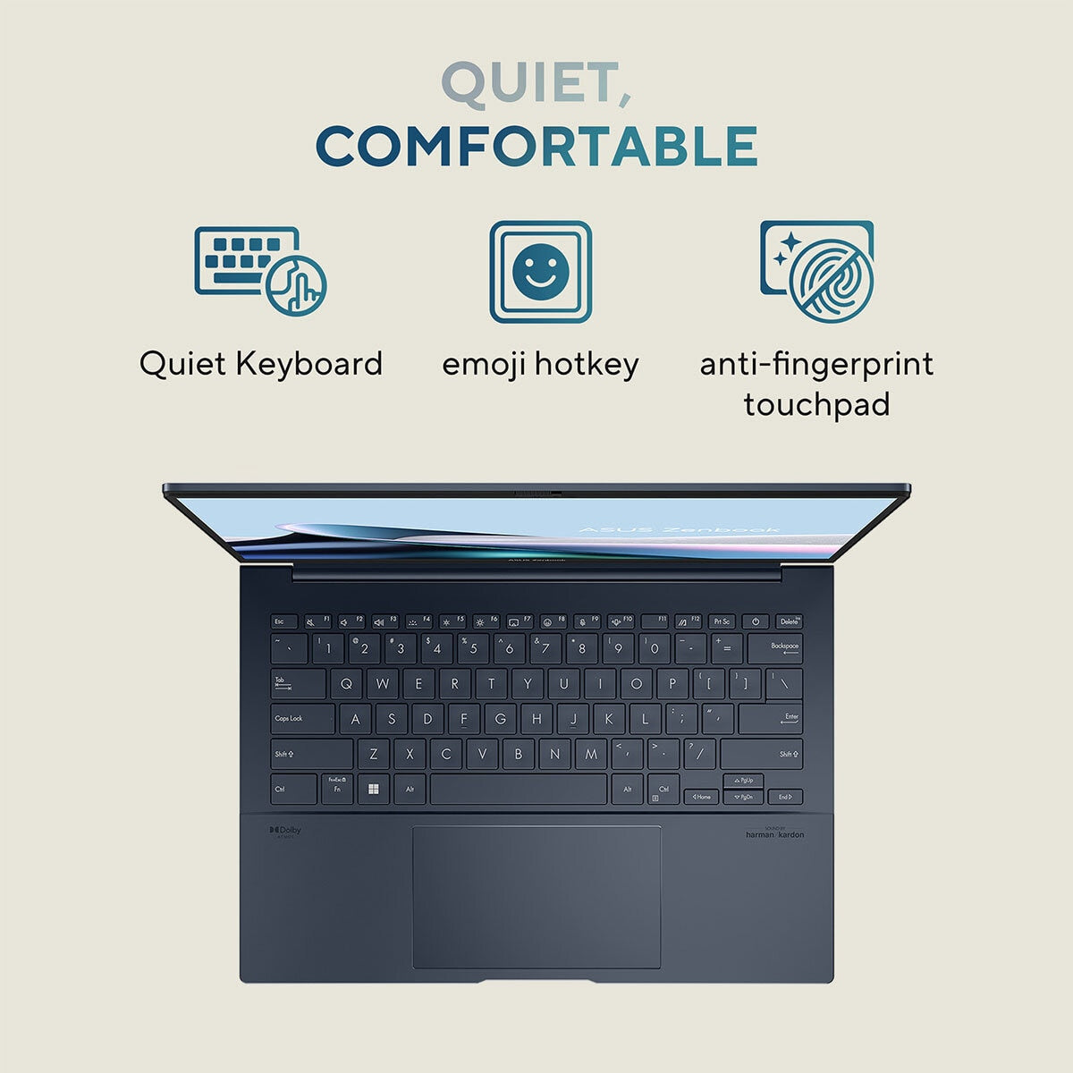 ASUS Zenbook Laptop, Core Ulta 7 16GB RAM 1TB SSD 14 Inch OLED, UX3405CA-QL192W