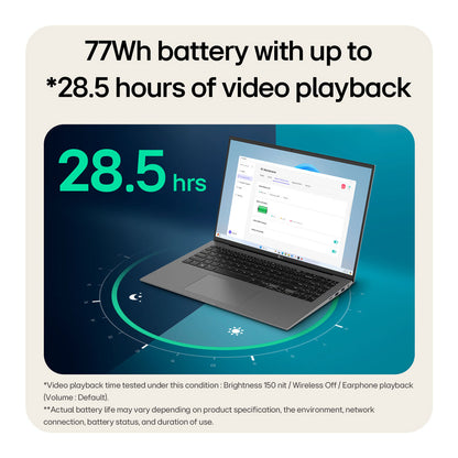 LG Gram 16 Inch Laptop, Intel Core Ultra 7 16GB 1TB Copilot+PC, 16Z90TL-G.AU78A1