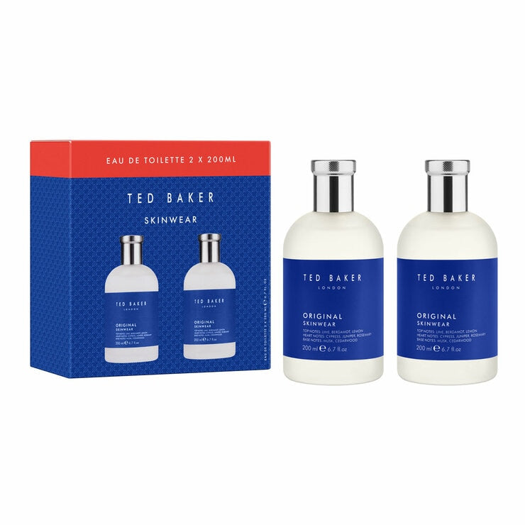 Ted Baker Skinwear Mens Eau de Toilette, 2x 200ml