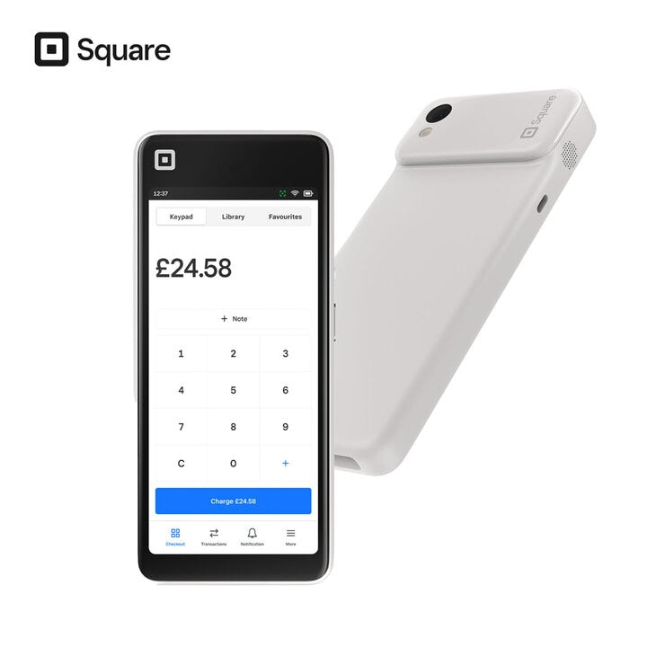 Square Handheld Card Reader & Portable Payment Machine with Case