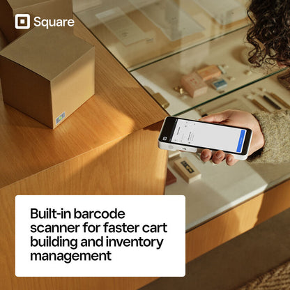Square Handheld Card Reader & Portable Payment Machine with Case