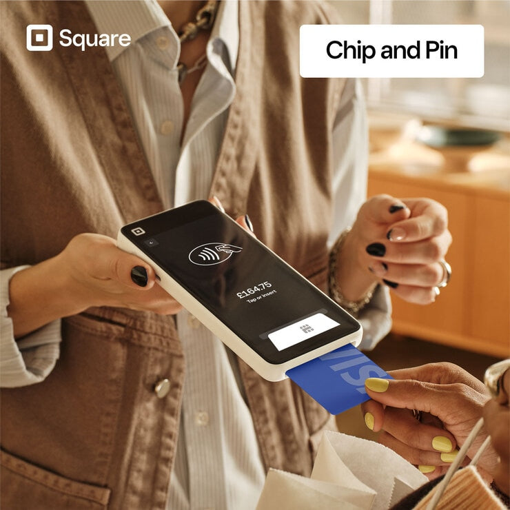 Square Handheld Card Reader & Portable Payment Machine with Case
