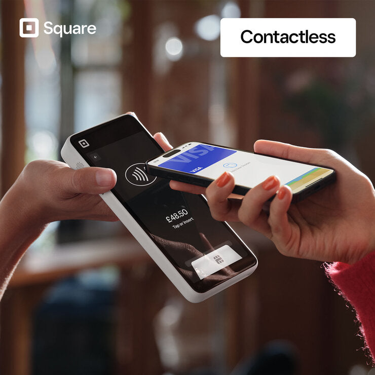 Square Handheld Card Reader & Portable Payment Machine with Case