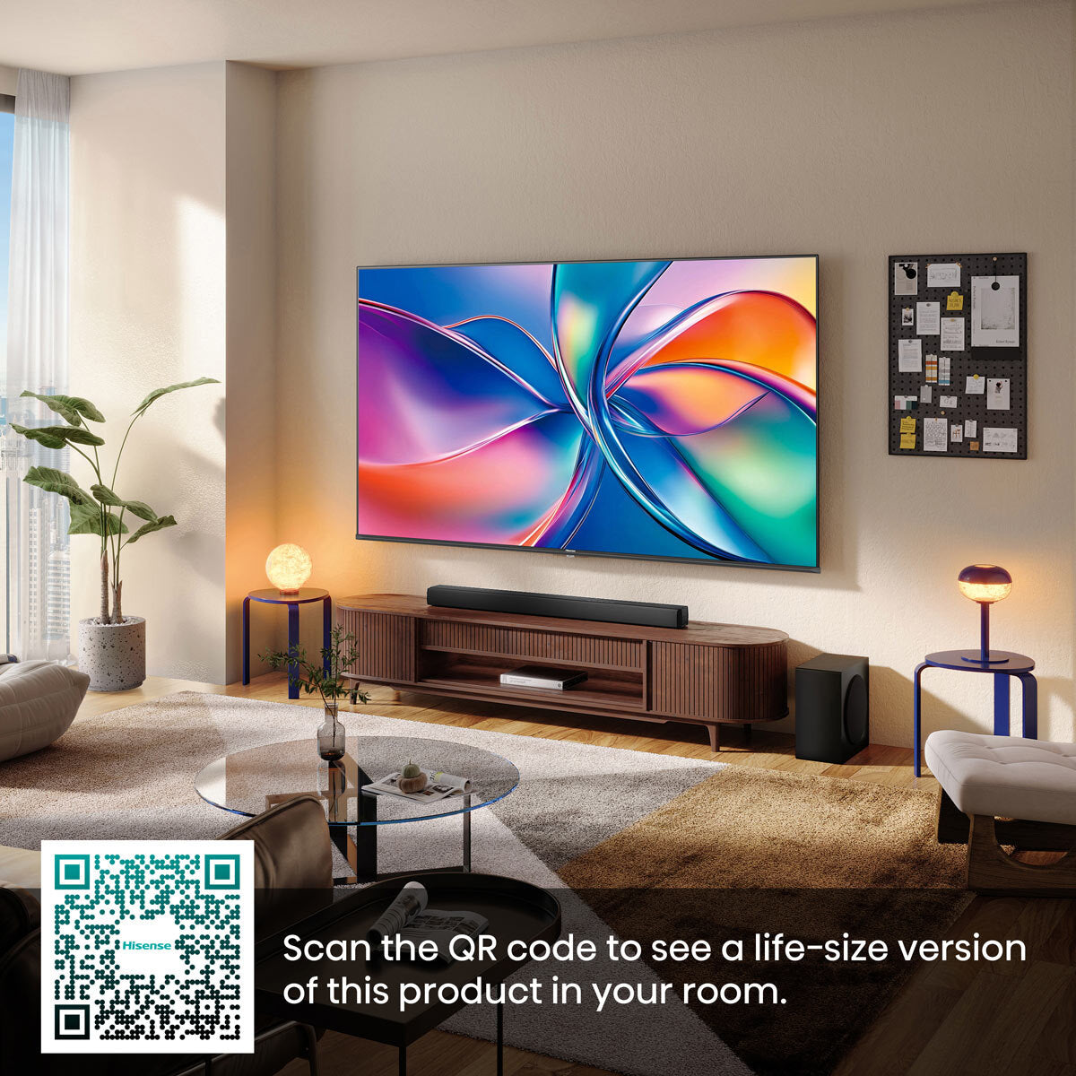 Hisense 58E7QTUK 58 Inch QLED HD Smart TV