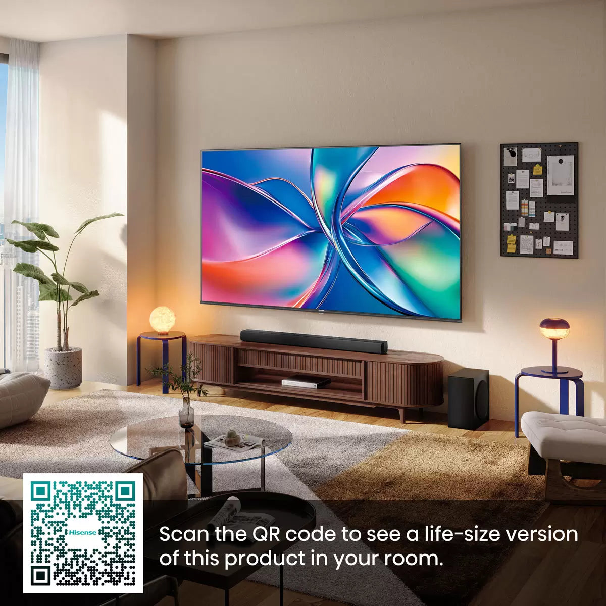 Hisense 58E7QTUK 58 Inch QLED HD Smart TV 5-Year Warranty