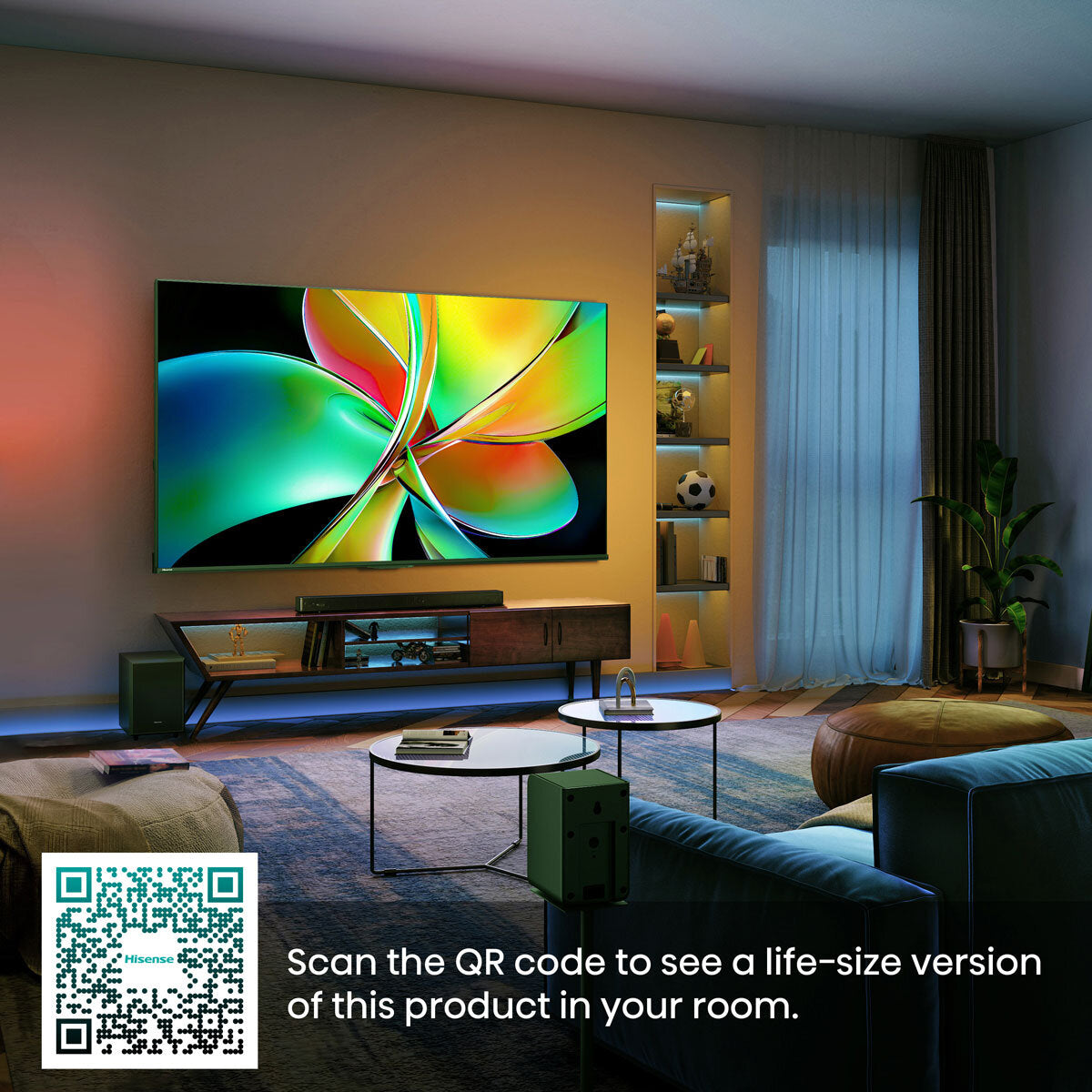 Hisense 75E78QTUK PRO 75 Inch QLED HD Smart TV