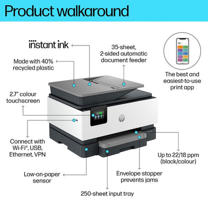 HP OfficeJet PRO 9120E All in One Wireless Printer