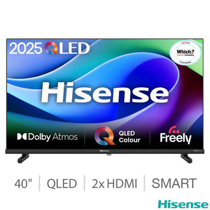 Hisense 40 Inch QLED Full HD Smart TV 40E5QTUK