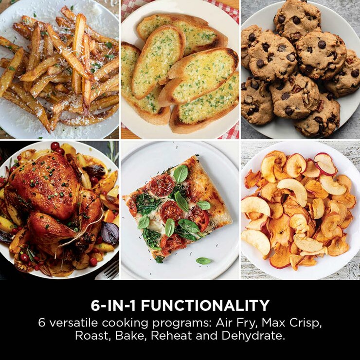 Ninja SL400UK Double Stack XL 9.5L Air Fryer in Silver