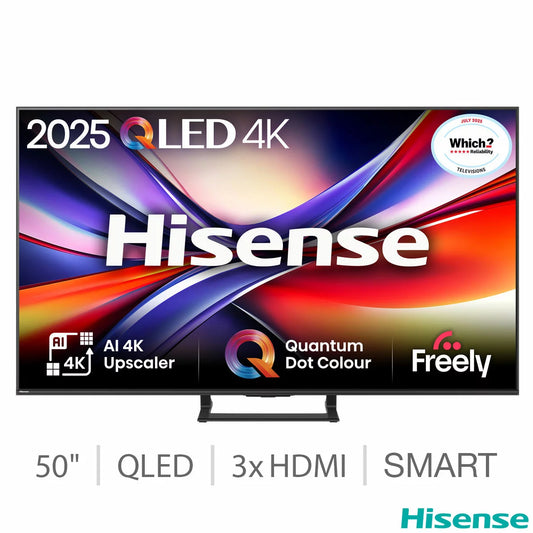 Hisense 50A7QTUK 50 Inch QLED HD Smart TV 5-Year Warranty